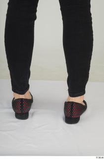  Aera black loafer shoes foot 0005.jpg